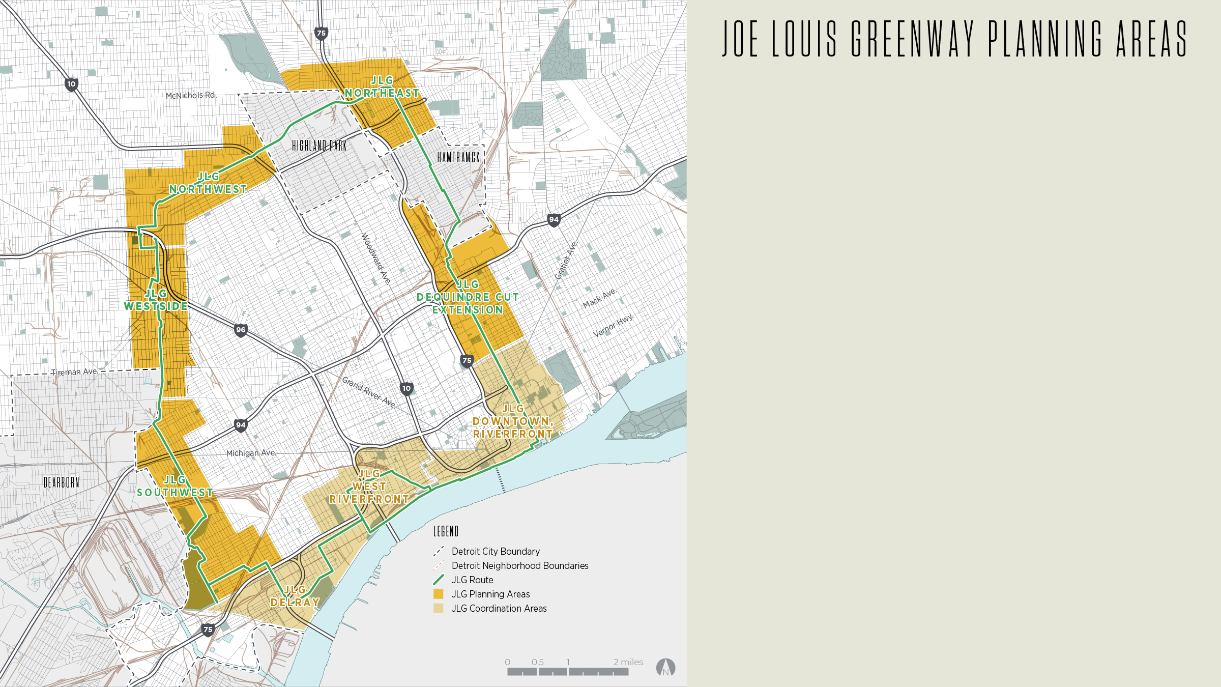 Joe Louis Greenway Neighborhood Planning Study City of Detroit